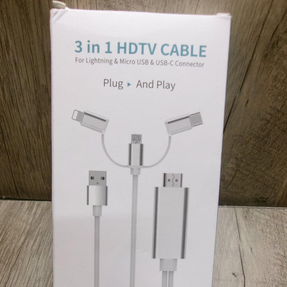 3 in 1 HDTV Cable Resolution 1800mm up to 1080 HD